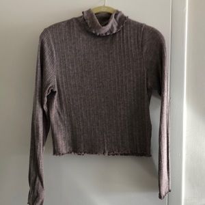 Madewell cute cropped mock neck